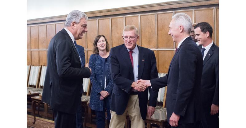 intalnire intre premierul Tudose si congresmenii americani, Foto: Guvernul Romaniei