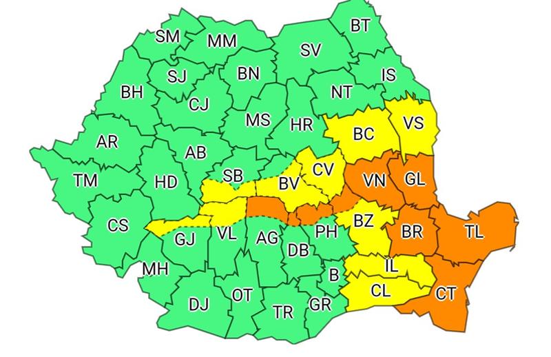 Avertizare meteo, Foto: ANM