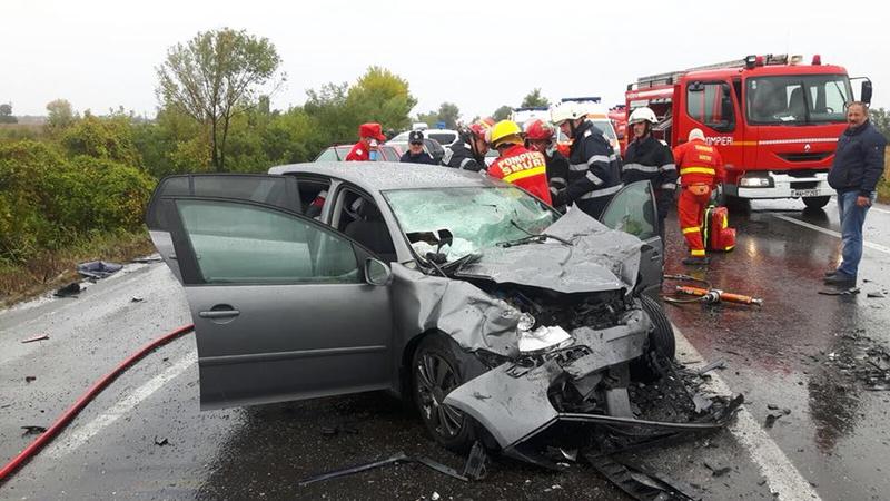 Accident rutier Ialomita, Foto: IGSU