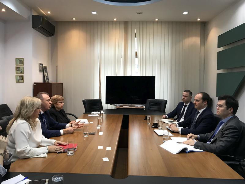 Intalnire intre Ministrul Sova si oficialii FP, Foto: MCSI