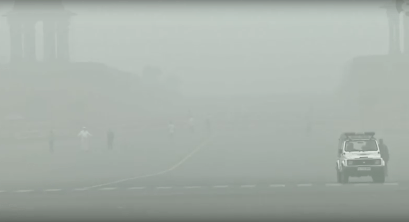 Smog extrem de toxic in capitala Indiei, Foto: Captura YouTube