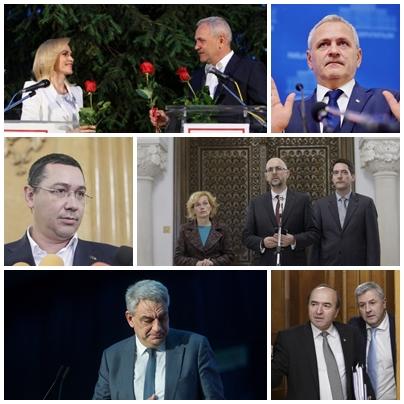 Politic show, Foto: Colaj foto