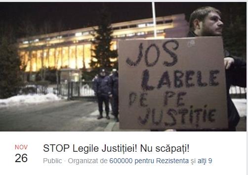 Protest in Piata Victoriei, Foto: Facebook / Coruptia ucide