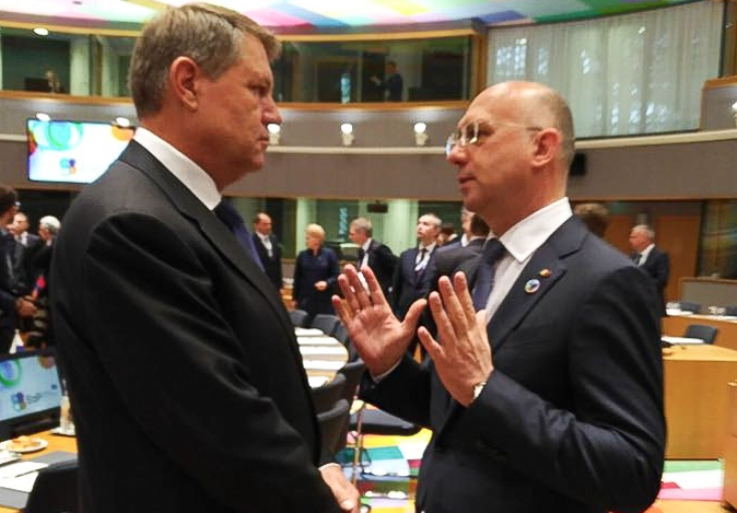 Klaus Iohannis si Pavel Filip la Bruxelles, Foto: Presidency.ro