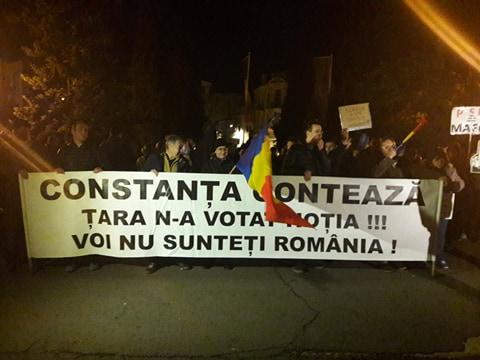 Protest la Constanta, Foto: Hotnews