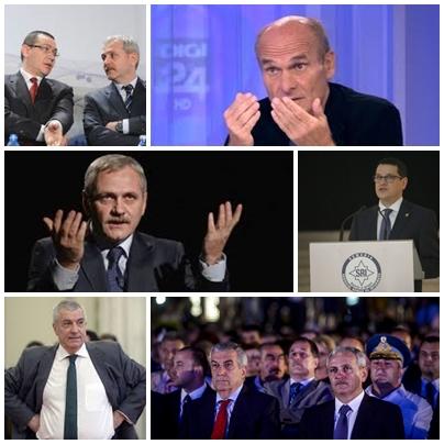 Politic show, Foto: Colaj foto