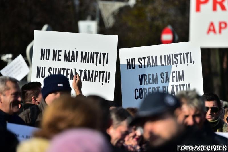 Protest, Foto: AGERPRES