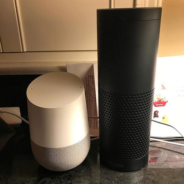 Google Home si Amazon Echo, Foto: Flickr