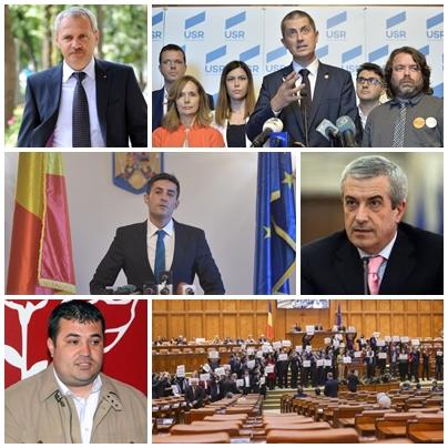 Politic show, Foto: Colaj foto