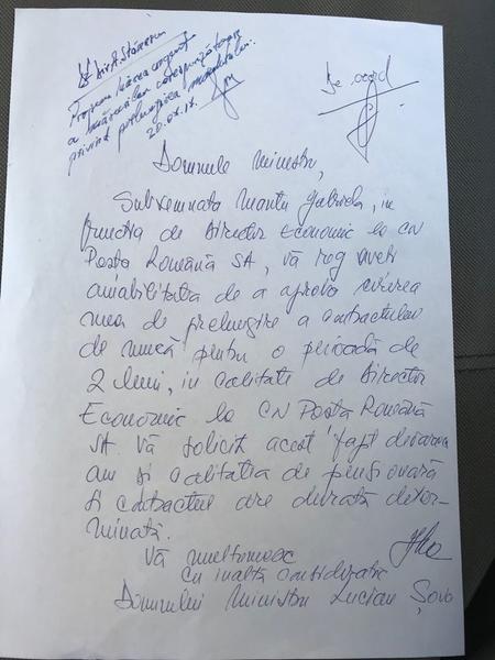 Cerere apostilata de Ministrul Sova, Foto: Hotnews