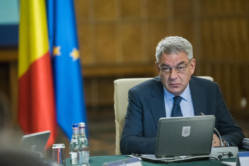 Mihai Tudose la sedinta de guvern, Foto: gov.ro