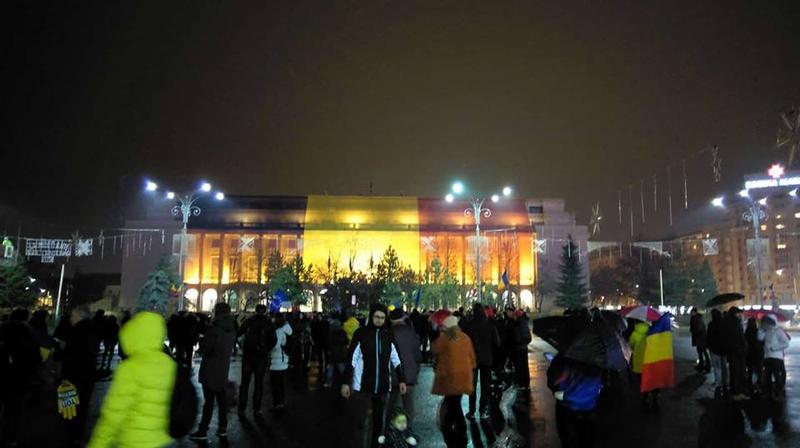 Protest Piata Victoriei, Foto: Victor Cozmei / HotNews.ro