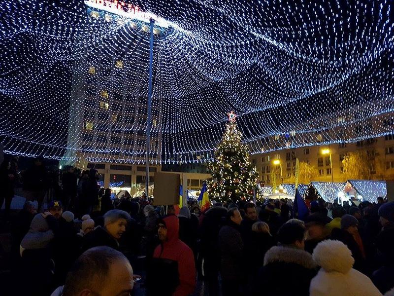 Protest in Iasi 10 decembrie, Foto: Facebook / Radu Popescu