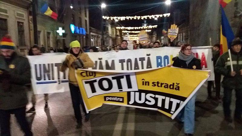 Protest in Cluj, Foto: Actual de Cluj
