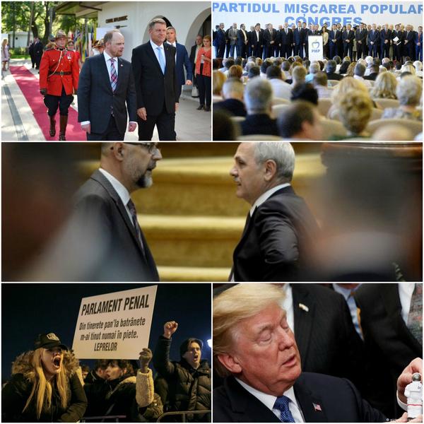 Politic show, Foto: Colaj foto