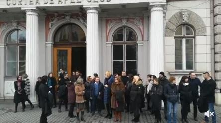 Protestul magistratilor in Cluj, Foto: Actual de Cluj