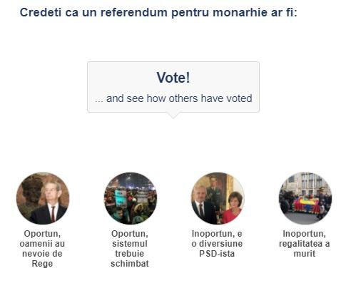 Sondaj: Referendum pentru monarhie?, Foto: Hotnews