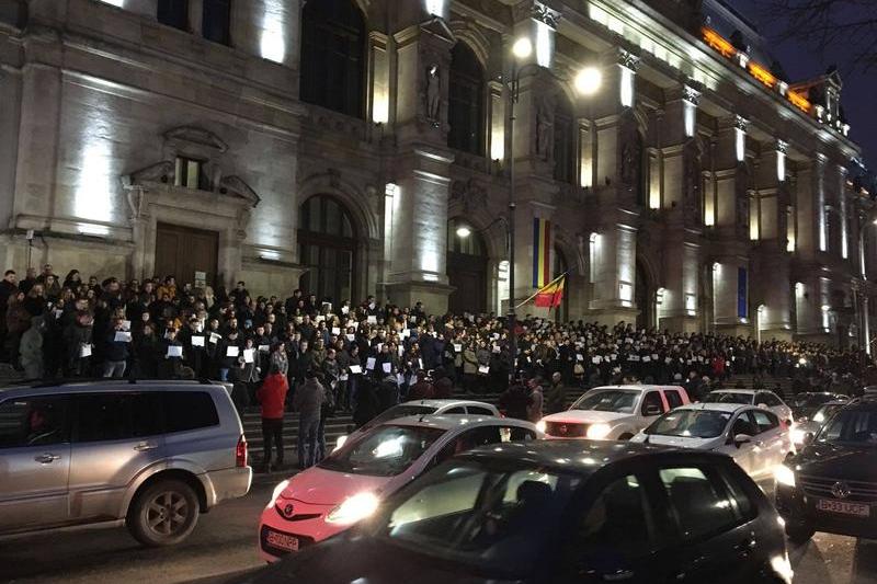 Sute de magistrati protesteaza in Bucuresti, Foto: Facebook / Ionel Stoica