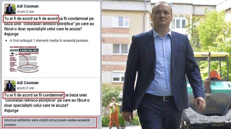 Adi Cosma, viceprimar in Craiova, Foto: Captura Facebook