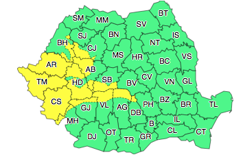 Cod galben de vant, Foto: ANM