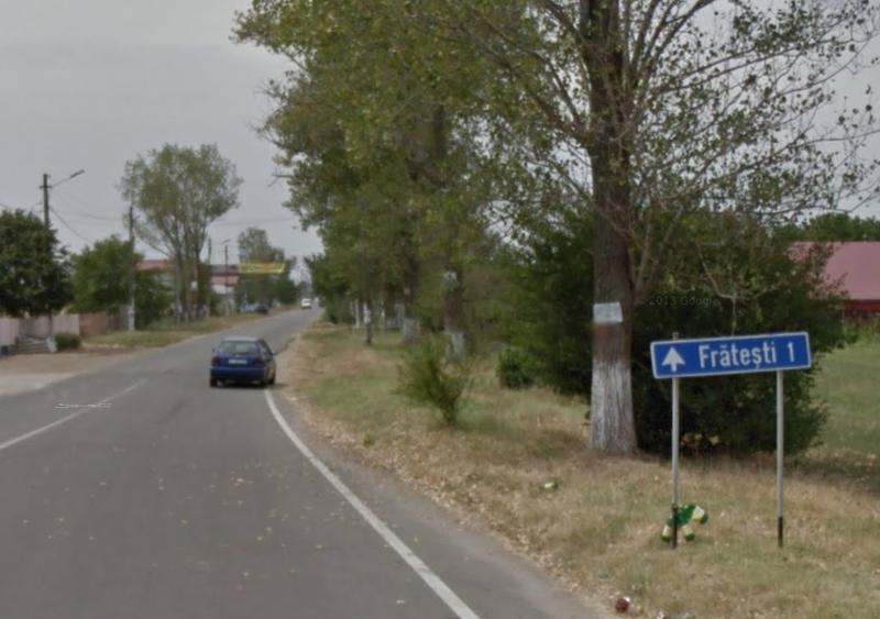 Fratesti, judetul Giurgiu, Foto: Google Street View