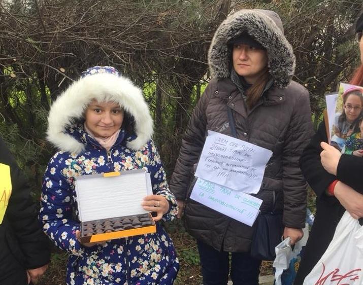 Protest al pacientilor, Foto: Bariz Mihaita / Facebook