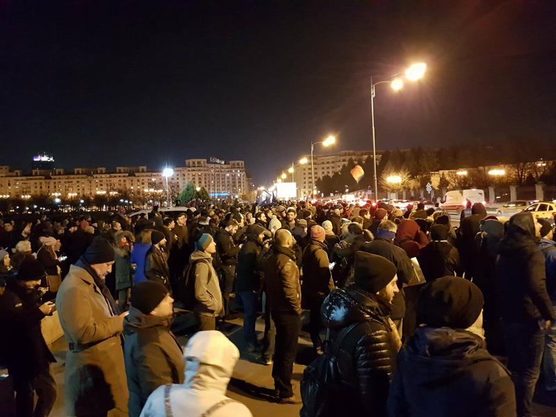 Protest 6 decembrie, Parlament, Foto: Hotnews