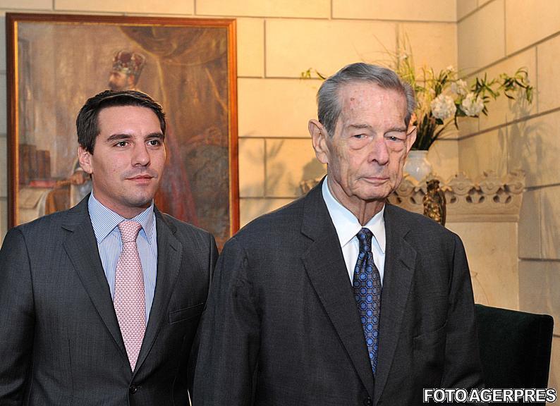Fostul Principe Nicolae si Regele Mihai I, Foto: Agerpres