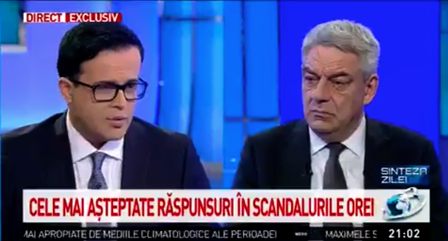 Mihai Tudose, la Antena 3, in cazul scandalului politistului pedofil, Foto: Captura Antena 3