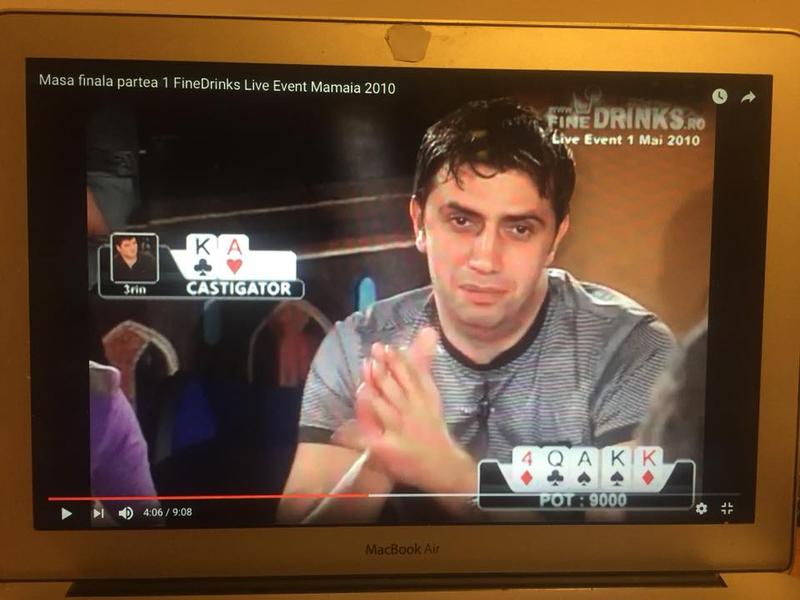 Bogdan Stan la un turneu de poker, Foto: Facebook / Gelu Diaconu
