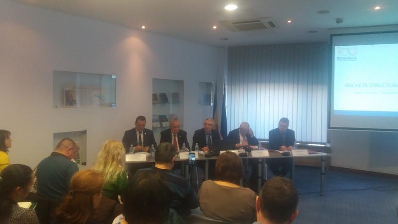 Imagine de la conferinta de vineri, Foto: Hotnews