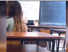 captura video cu profesorul la catedra, Foto: Captura video