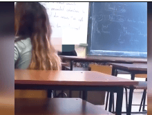 captura video cu profesorul la catedra, Foto: Captura video
