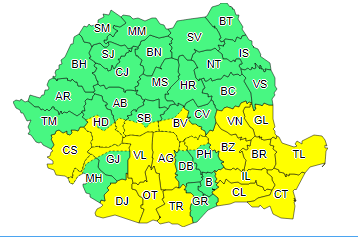 Atentionari de Cod galben de ninsori in 22 judete, Foto: ANM