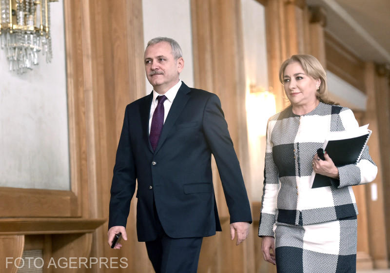 Liviu Dragnea si Viorica Dancila, Foto: Agerpres