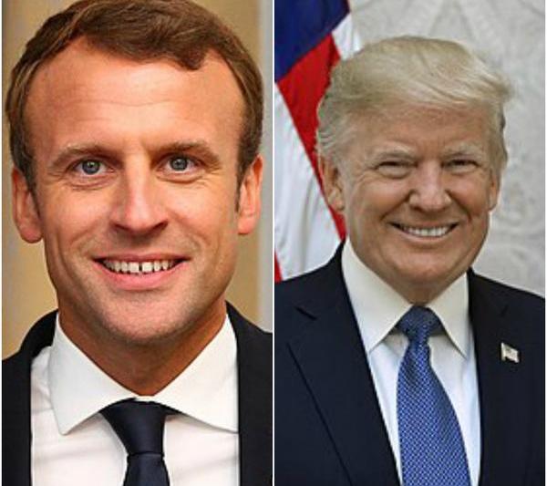 Donald Trump si Emmanuel Macron, Foto: Colaj foto