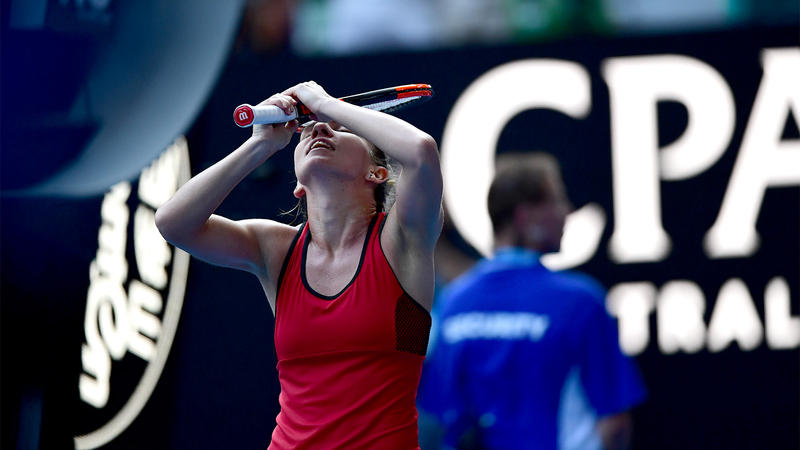 Simona Halep, la AO, Foto: ausopen.com