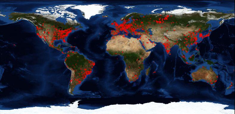 Distributia HNS la nivel global, Foto: Bitdefender