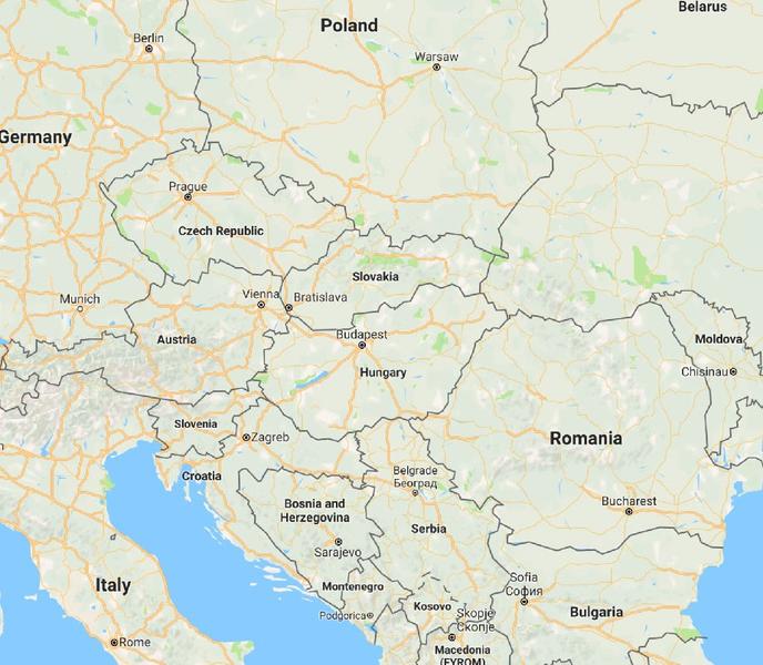 Europa Centrala si de Est , Foto: Google Maps