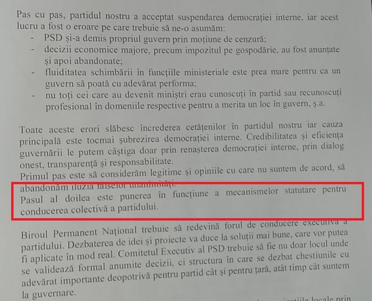 Scrisoarea lui Niculae Badalau, Foto: Hotnews