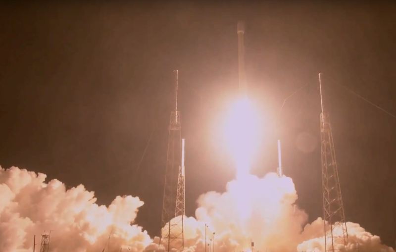 Racheta Falcon 9 cu satelitul Zuma, Foto: Captura YouTube
