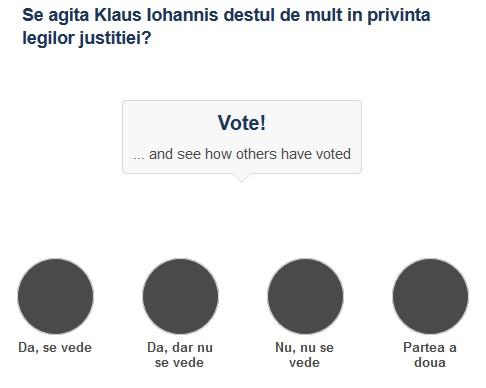 Sondaj Iohannis - justitie, Foto: Hotnews