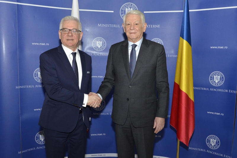 Jacek Czaputowicz si Teodor Melescanu, Foto: mae.ro