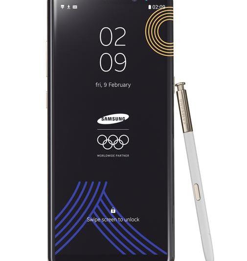 Samsung Galaxy Note 8 Olympic Edition, Foto: news.samsung.com