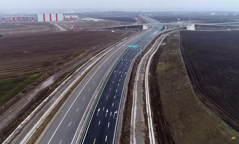 Autostrada A10 Sebes - Turda, Lot 4 (februarie 2018), Foto: Captura YouTube