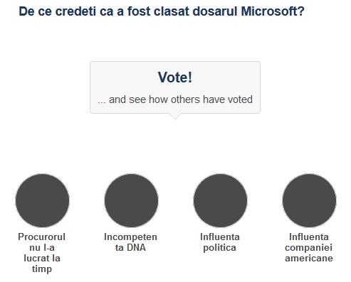 Sondaj dosar Microsoft, Foto: Hotnews