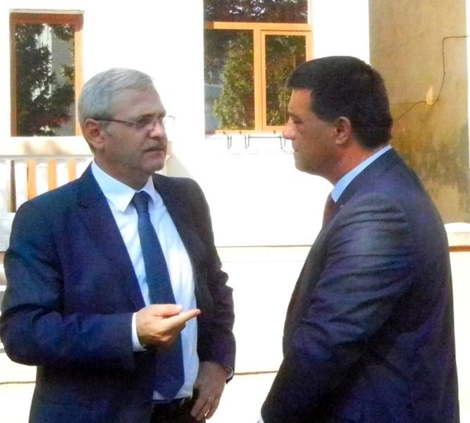 Liviu Dragnea si Niculae Badalau, Foto: Agerpres