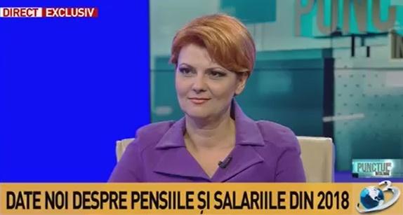 Lia Olguta Vasilescu, la Antena 3, Foto: Captura Antena 3