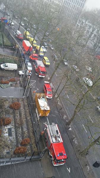 Alerta cu antrax la Bruxelles, Foto: Facebook / Gabriel Daia