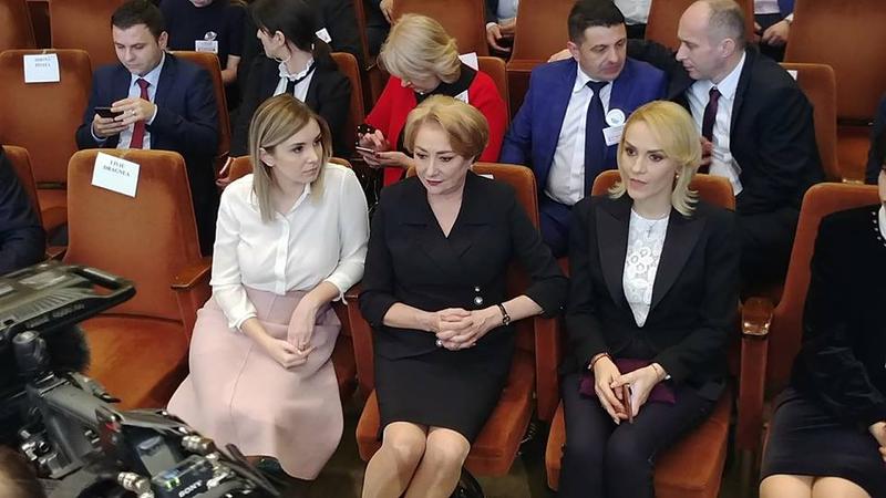 Iubita lui Liviu Dragnea, Irina Tanase (st.), la Congresul PSD, Foto: Hotnews